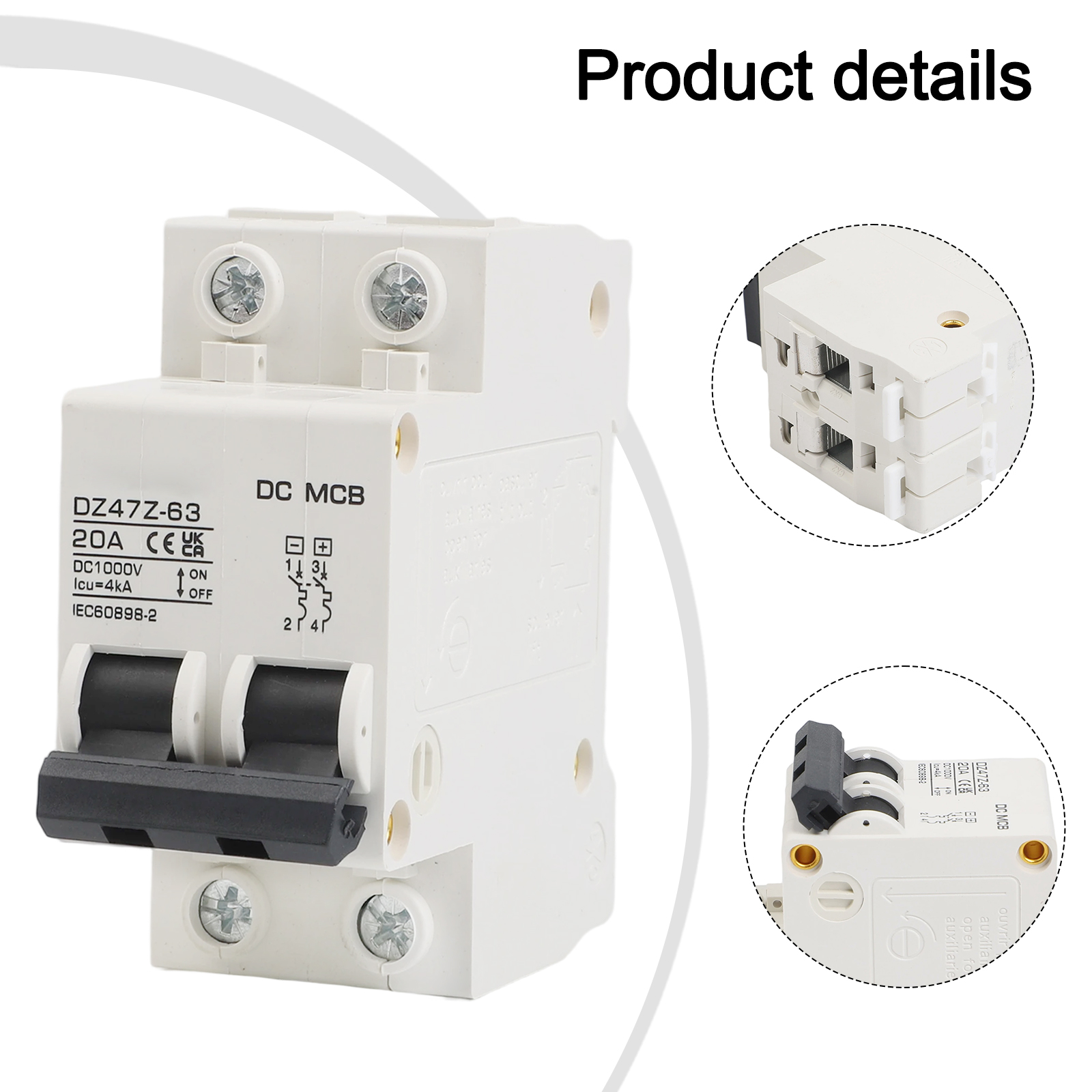 1000V DC Circuit Breaker 2 Pol - Renewable Energy Distribution incelemesi ve fiyatı