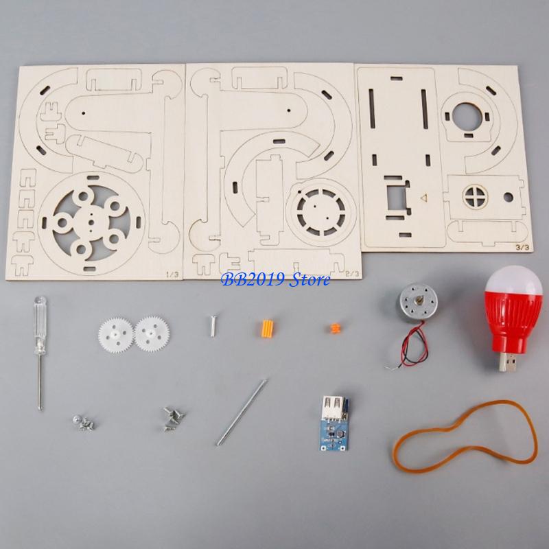 Q0KB Creative Wooden Hand Cran - Renewable Energy Growth incelemesi ve fiyatı